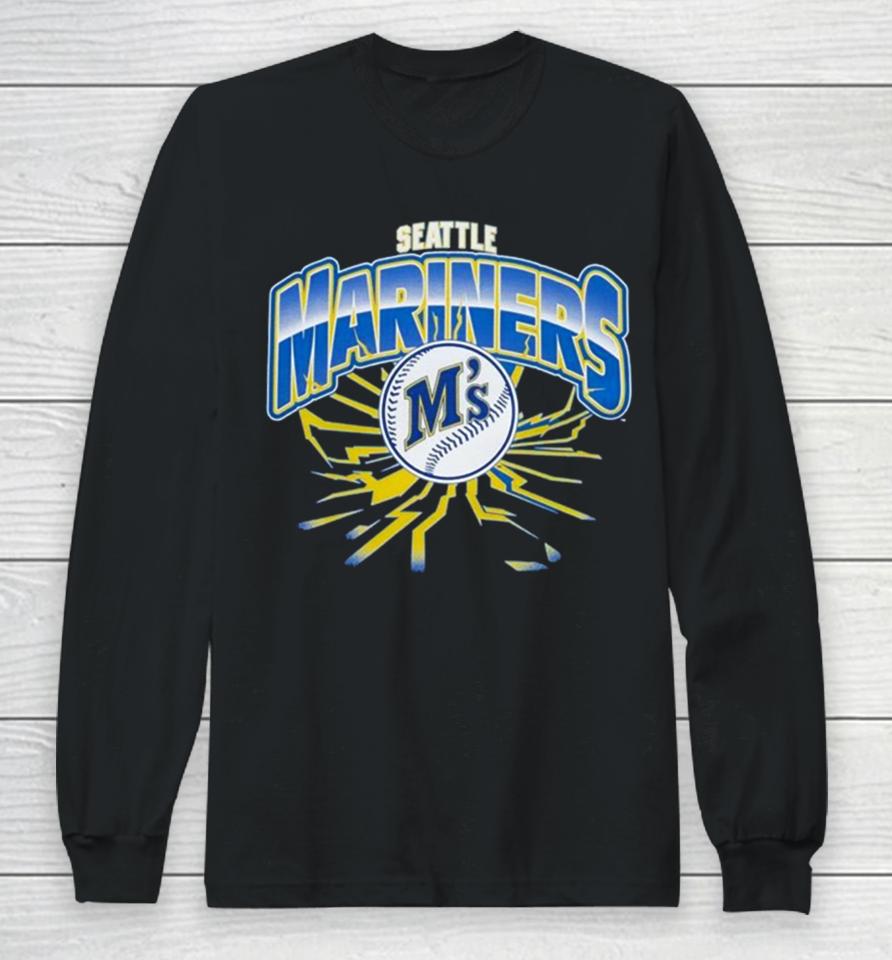 Seattle Mariners Earthquake Long Sleeve T-Shirt