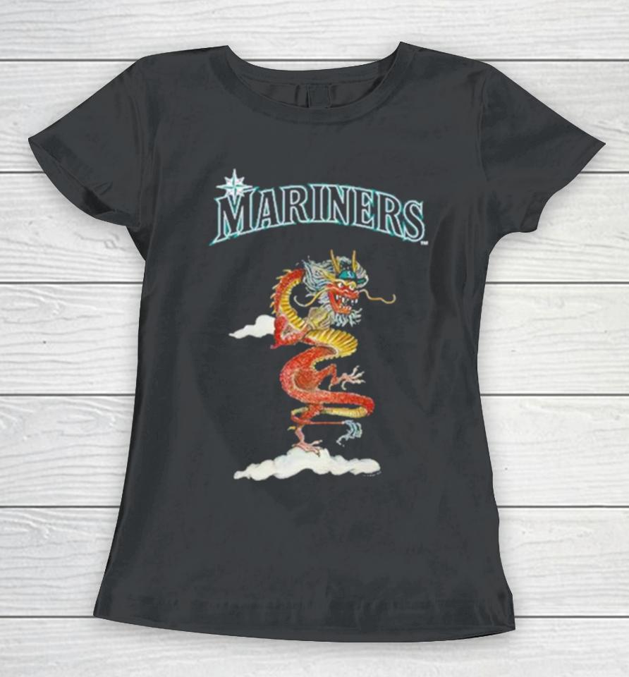 Seattle Mariners Tiny Turnip Infant 2024 Year Of The Dragon Women T-Shirt