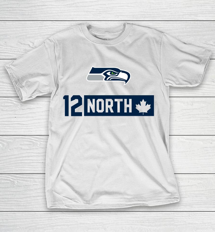 Seattle Seahawks Fanatics Branded 12 North T-Shirt