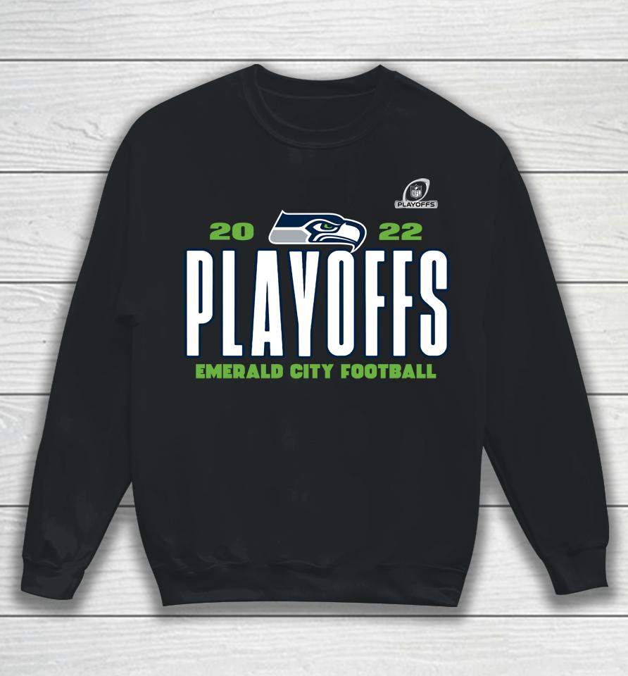 Seattle Seahawks Fanatics Branded 2022 Nfl Playoffs Our Time Sweatshirt