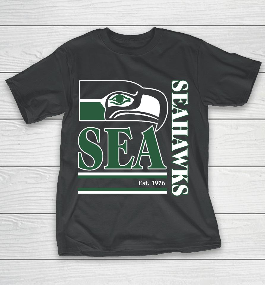Seattle Seahawks Fanatics Branded Wordmark Logo T-Shirt