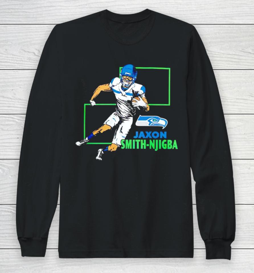 Seattle Seahawks Jaxon Smith Njigba Vintage Long Sleeve T-Shirt