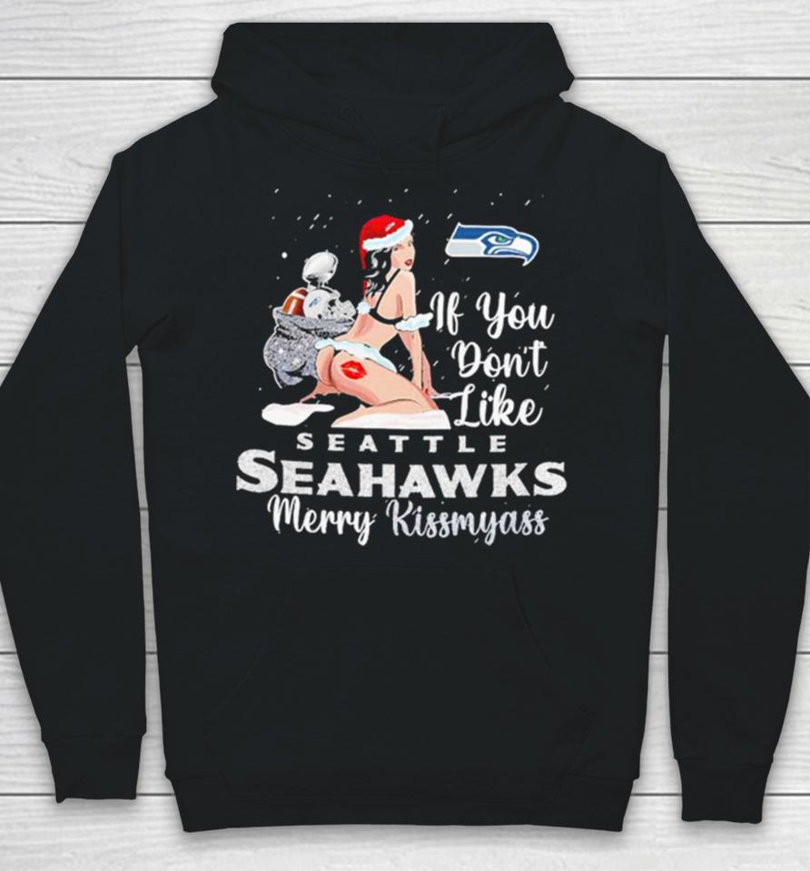Seattle Seahawks Merry Kissmyass Christmas Ugly Sweatershirts Hoodie