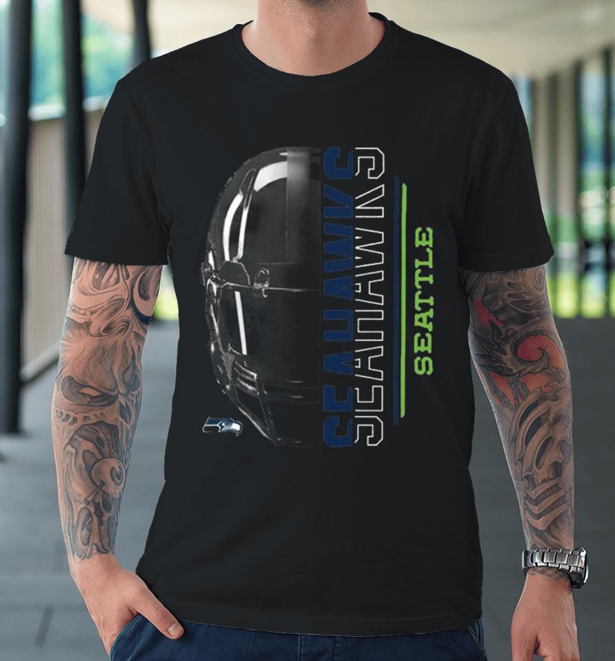 Seattle Seahawks Starter Half Helmet Logo 2024 Premium T-Shirt