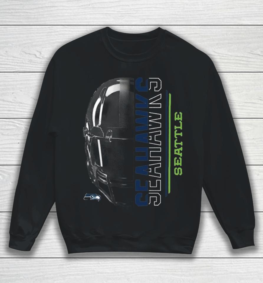Seattle Seahawks Starter Half Helmet Logo 2024 Sweatshirt
