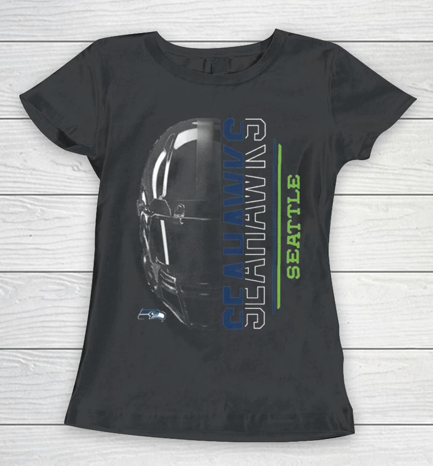 Seattle Seahawks Starter Half Helmet Logo 2024 Women T-Shirt