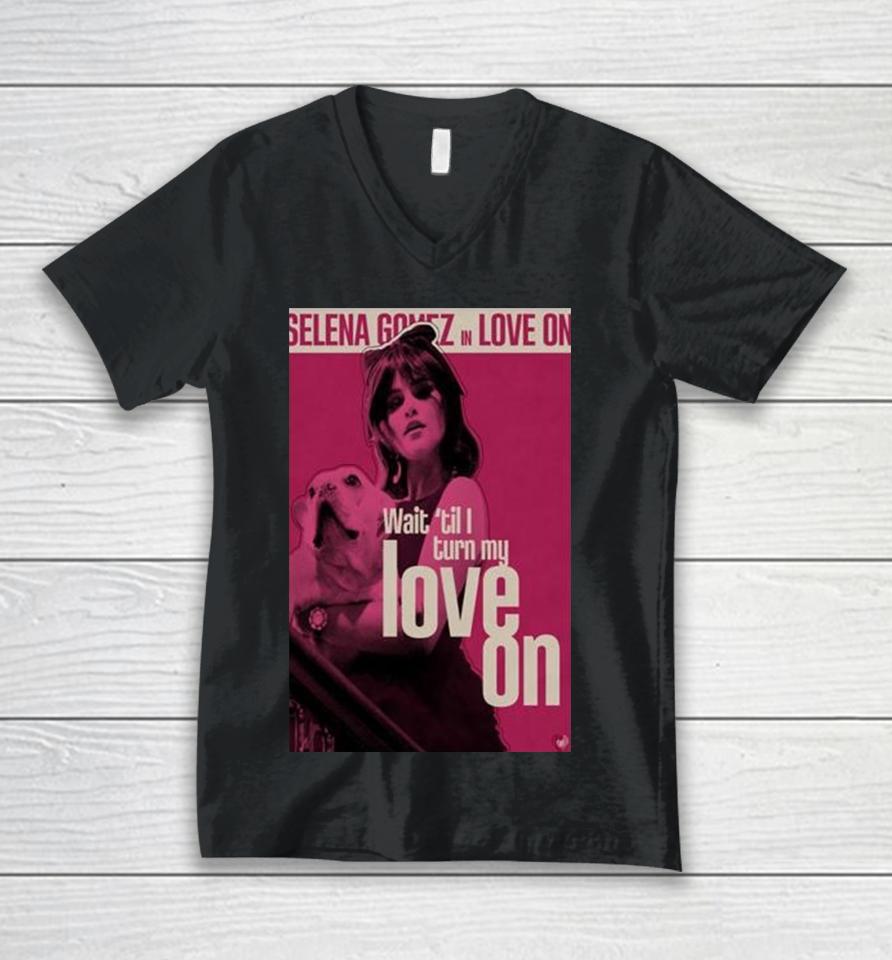 Selena Gomez Framed Love On 2024 Unisex V-Neck T-Shirt