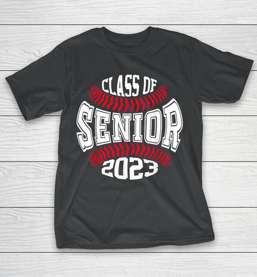 Senior 2023 Baseball Player Class Of 2023 Graduate Mom Boys T-Shirt