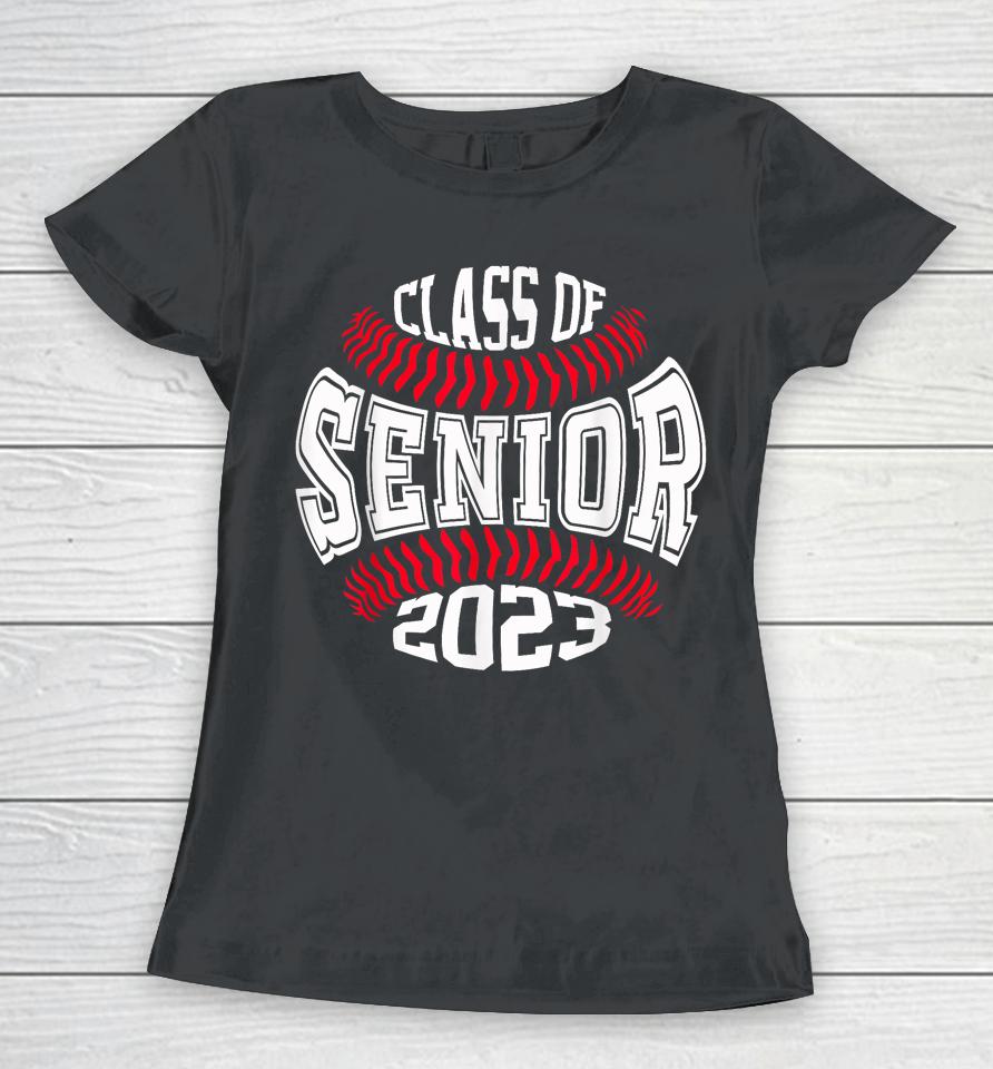 Senior 2023 Baseball Player Class Of 2023 Graduate Mom Boys Women T-Shirt