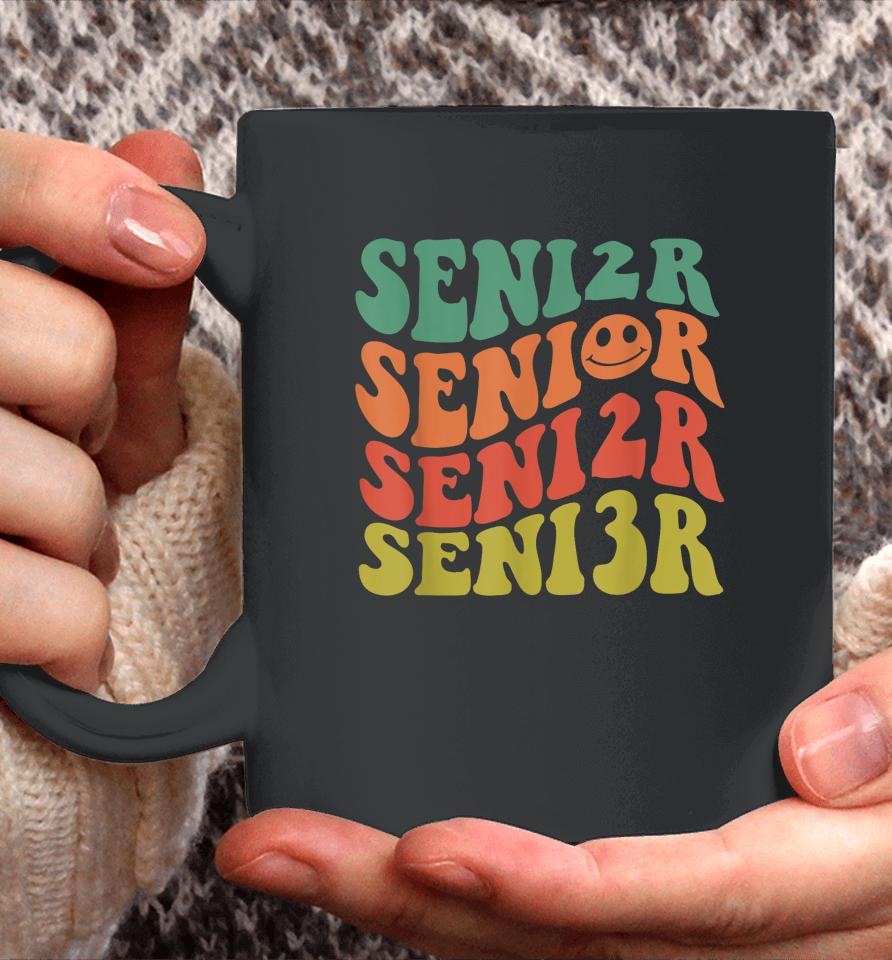Senior 2023 Class Of 2023 Retro Groovy Seniors Graduation 23 Coffee Mug