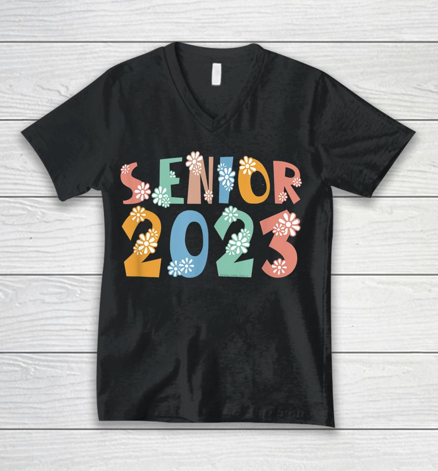 Senior 2023 Class Of 2023 Unisex V-Neck T-Shirt