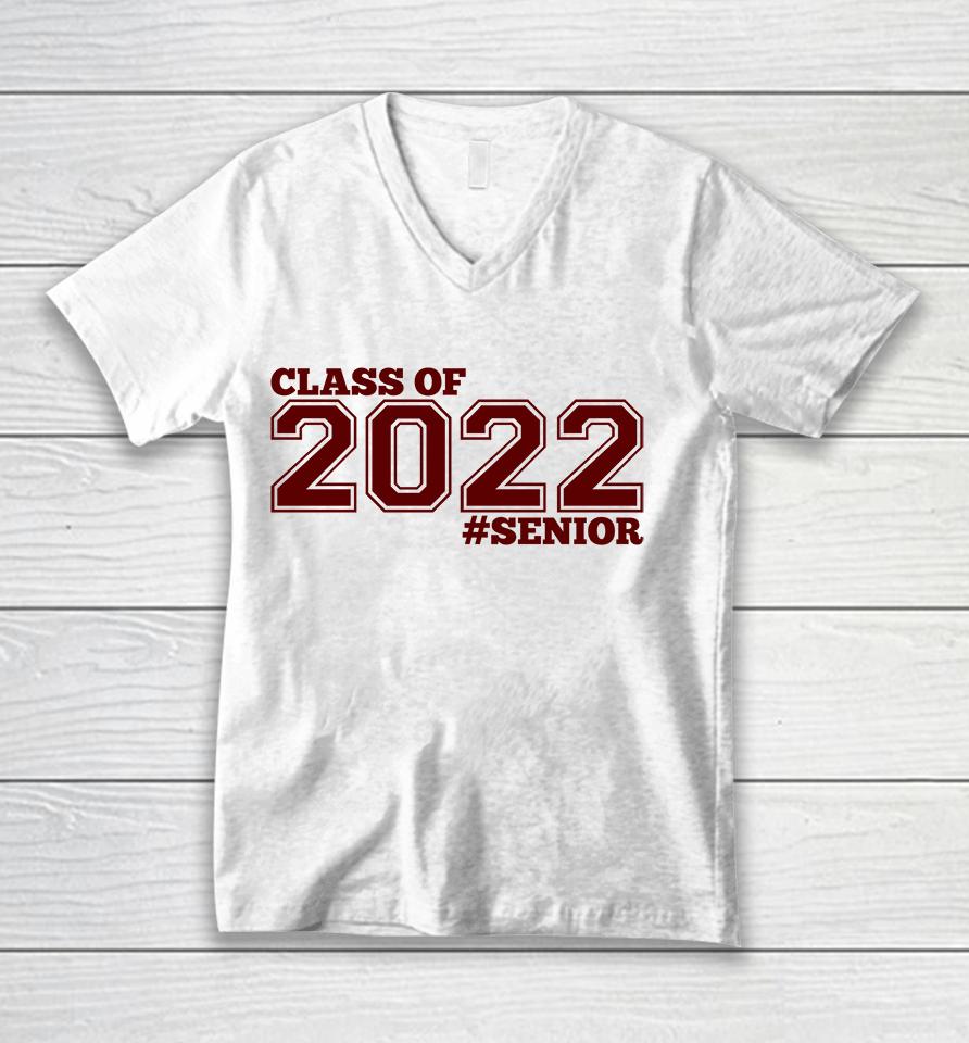 Senior Class Of 2022 Unisex V-Neck T-Shirt