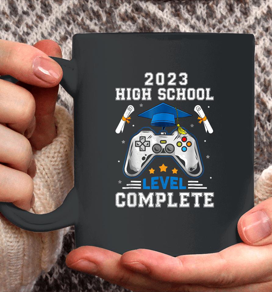 Senior Gamer 2023 High School Level Complete 2023 Grad Boys Coffee Mug