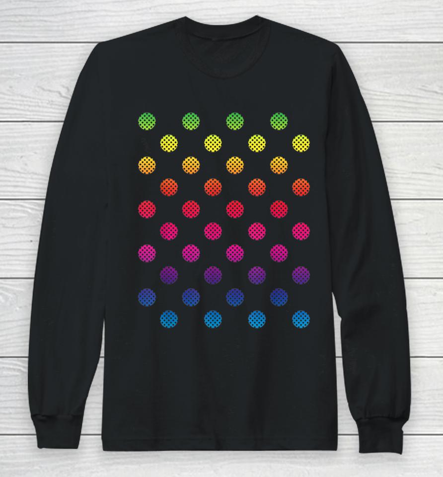September 15Th Dot Day Multicolor Rainbow Polka Dot Long Sleeve T-Shirt