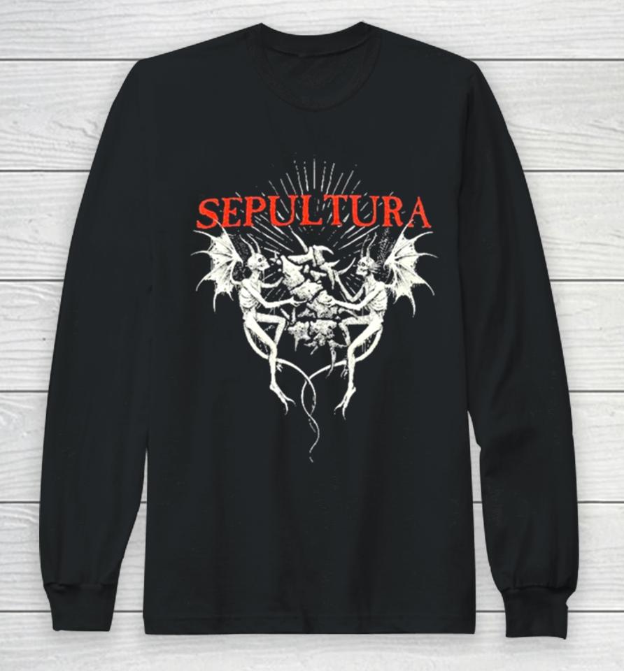 Sepultura 40Th Anniversary Sepultura Mmxxiii Long Sleeve T-Shirt