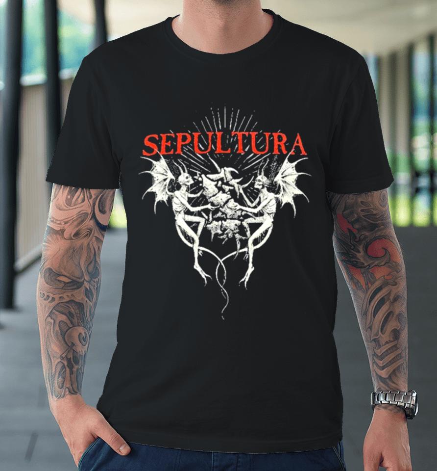 Sepultura 40Th Anniversary Sepultura Mmxxiii Premium T-Shirt