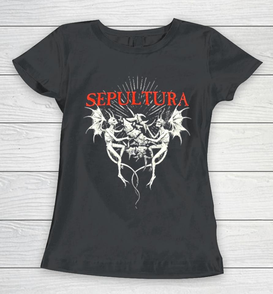 Sepultura 40Th Anniversary Sepultura Mmxxiii Women T-Shirt