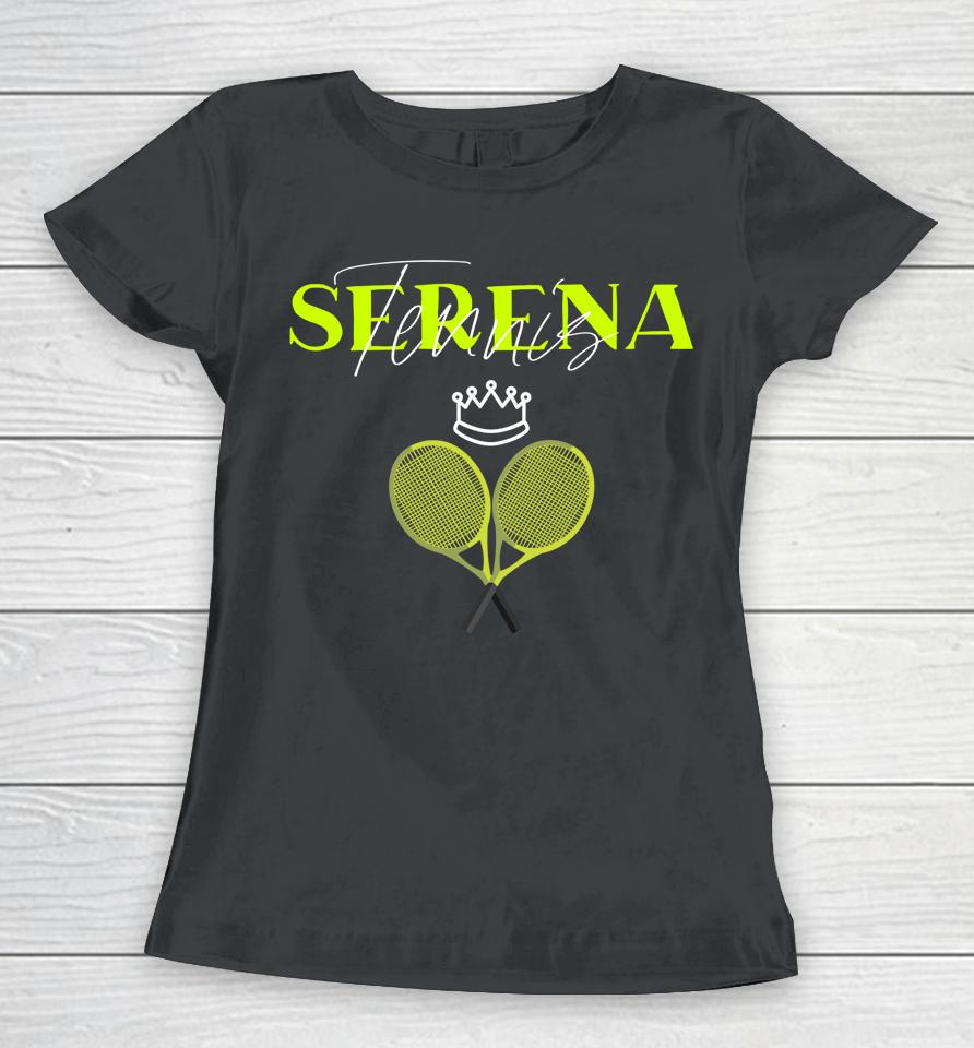 Serena Tennis Queen Goat Women T-Shirt