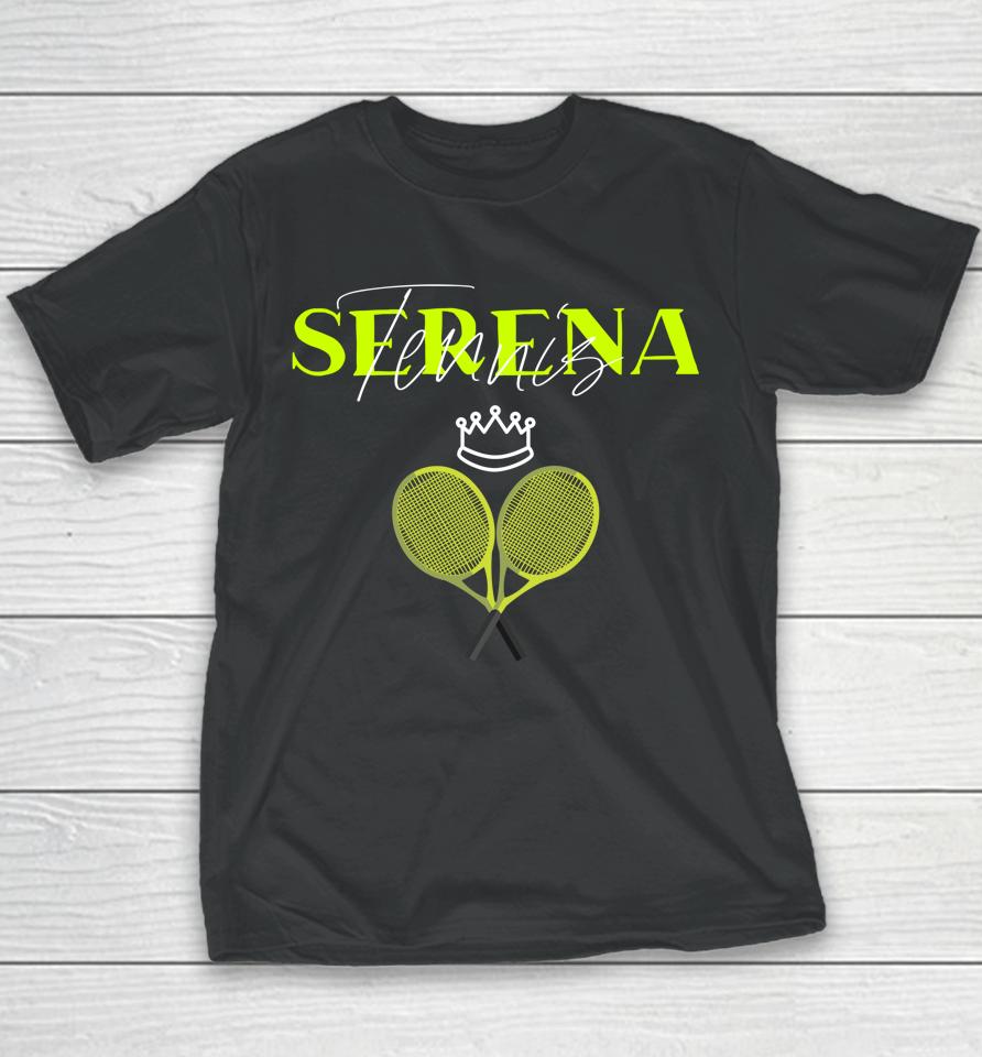 Serena Tennis Queen Goat Youth T-Shirt