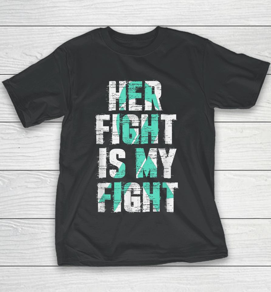 Sexual Assault Awareness Her Fight Is My Fight Youth T-Shirt