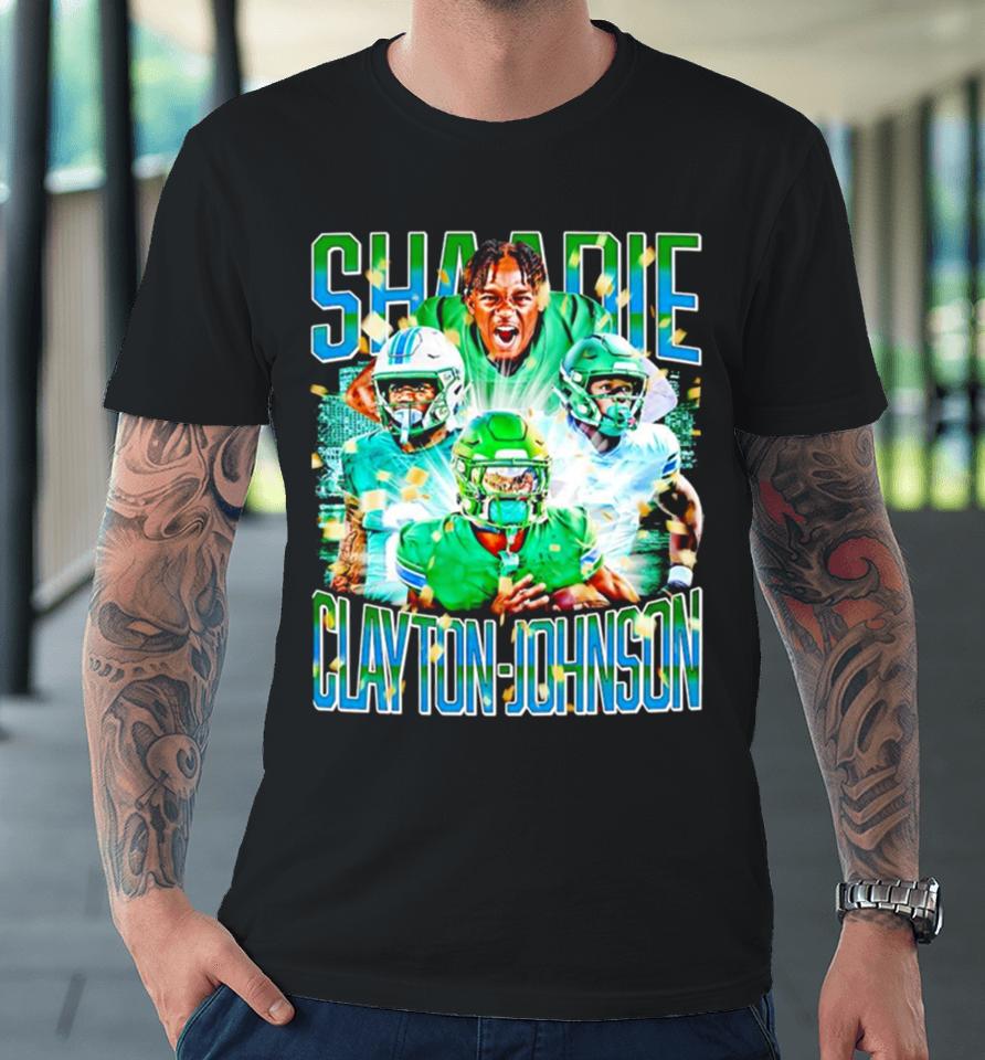 Shaadie Clayton Johnson Tulane Green Wave Graphics Poster Premium T-Shirt