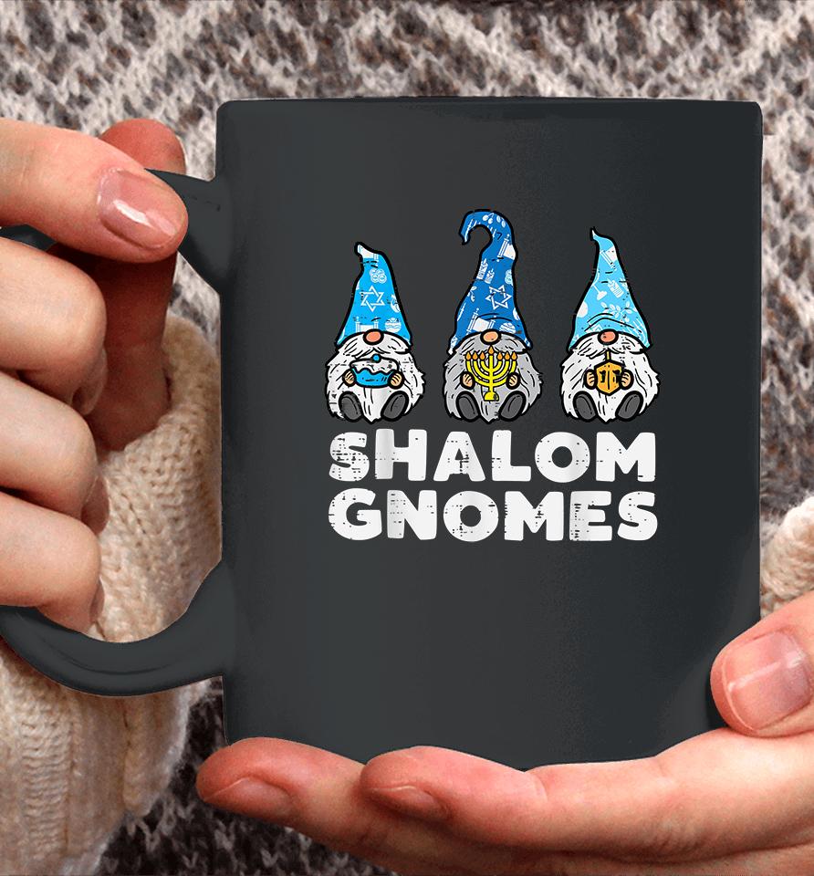 Shalom Gnomes Hanukkah Pajamas Chanukah Coffee Mug