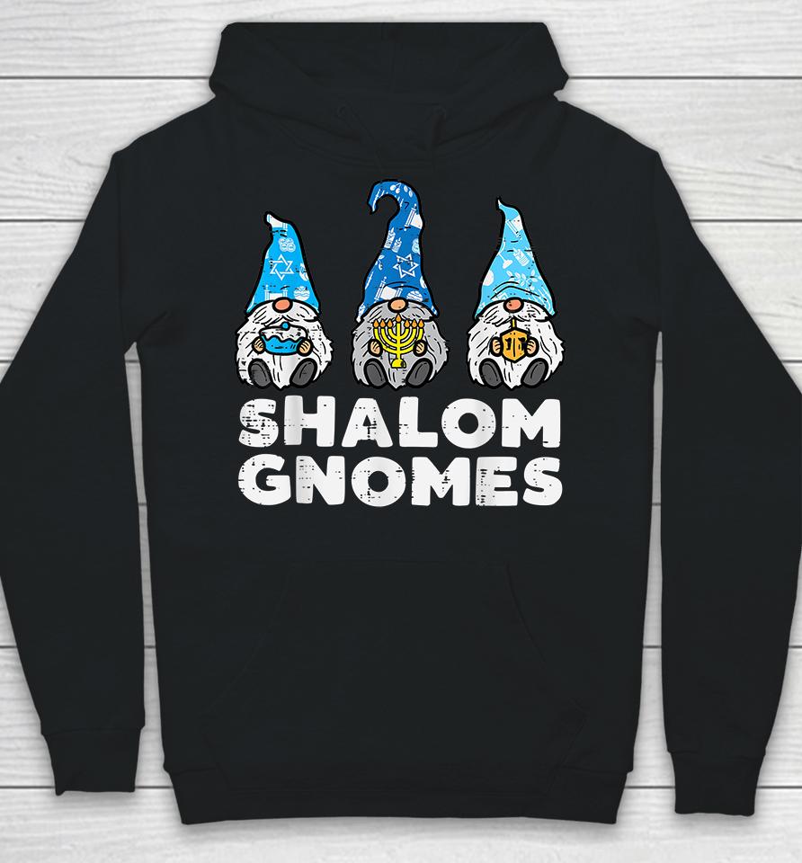 Shalom Gnomes Hanukkah Pajamas Chanukah Hoodie
