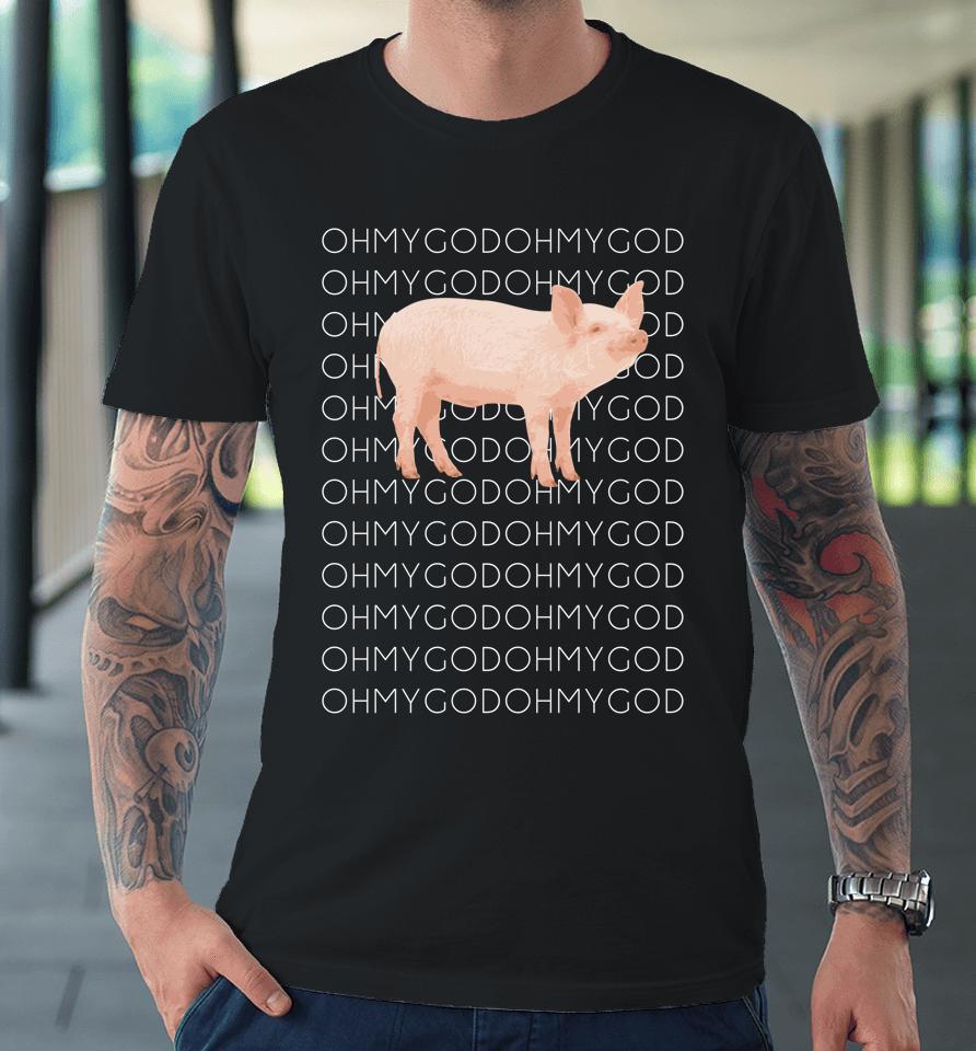 Shane Dawson Oh My God Pig Premium T-Shirt