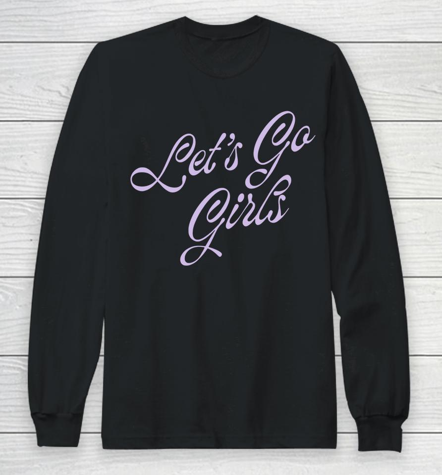 Shania Twain Merch Let's Go Girls Script Long Sleeve T-Shirt
