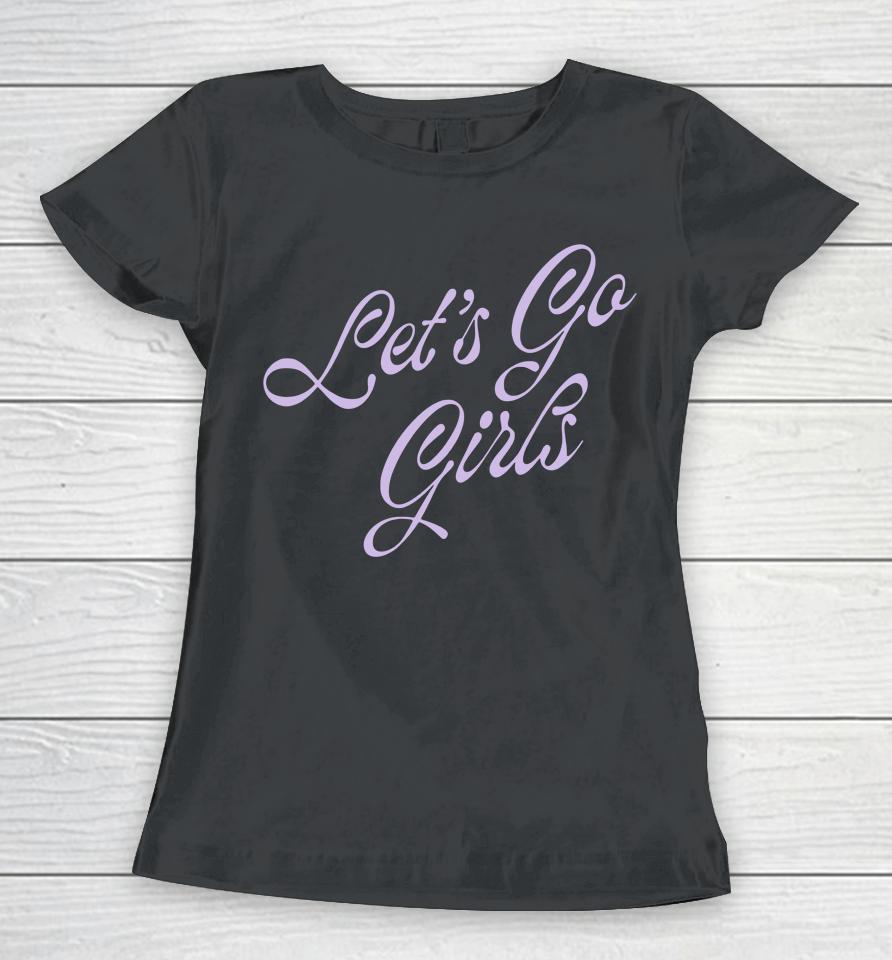 Shania Twain Merch Let's Go Girls Script Women T-Shirt