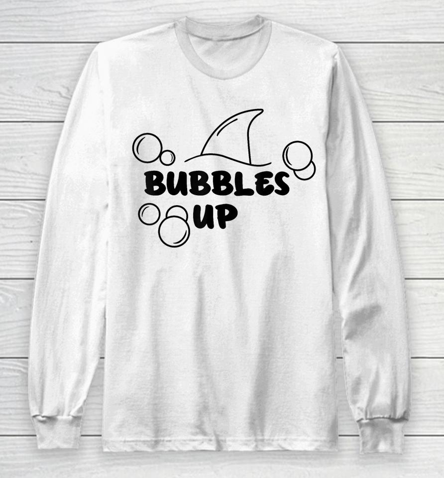 Shark Bubbles Up Long Sleeve T-Shirt
