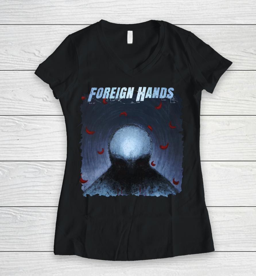 Sharp Tone Records Merch Foreign Hands What’s Left Unsaid Women V-Neck T-Shirt
