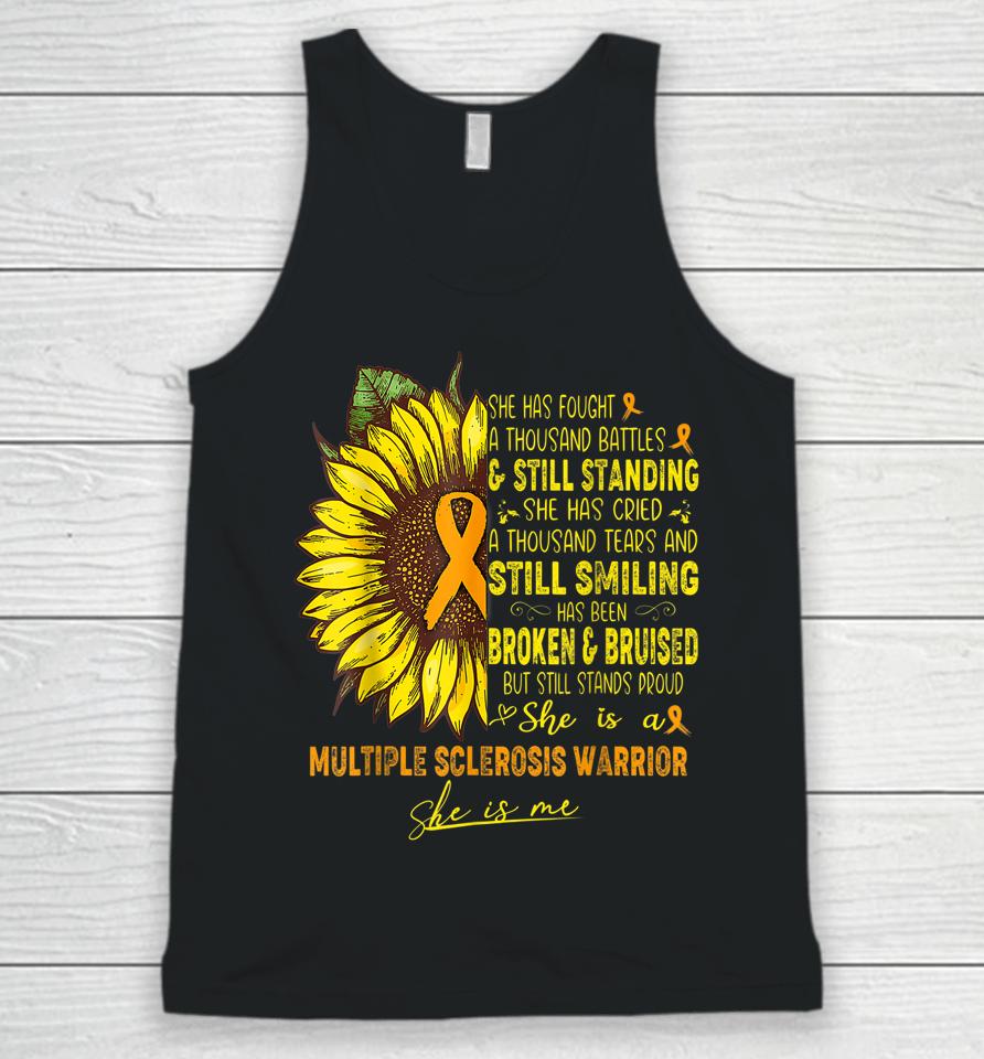 She Has Fought A Thousand Battles And Still Standing She Cry Unisex Tank Top