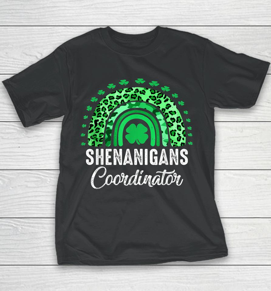 Shenanigans Coordinator Rainbow St Patricks Day Youth T-Shirt