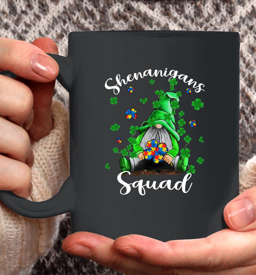Shenanigans Squad Gnomes Autism St Patrick's Day Coffee Mug