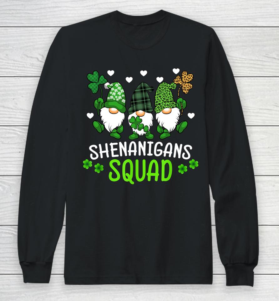Shenanigans Squad Gnomes St Patrick's Day Long Sleeve T-Shirt
