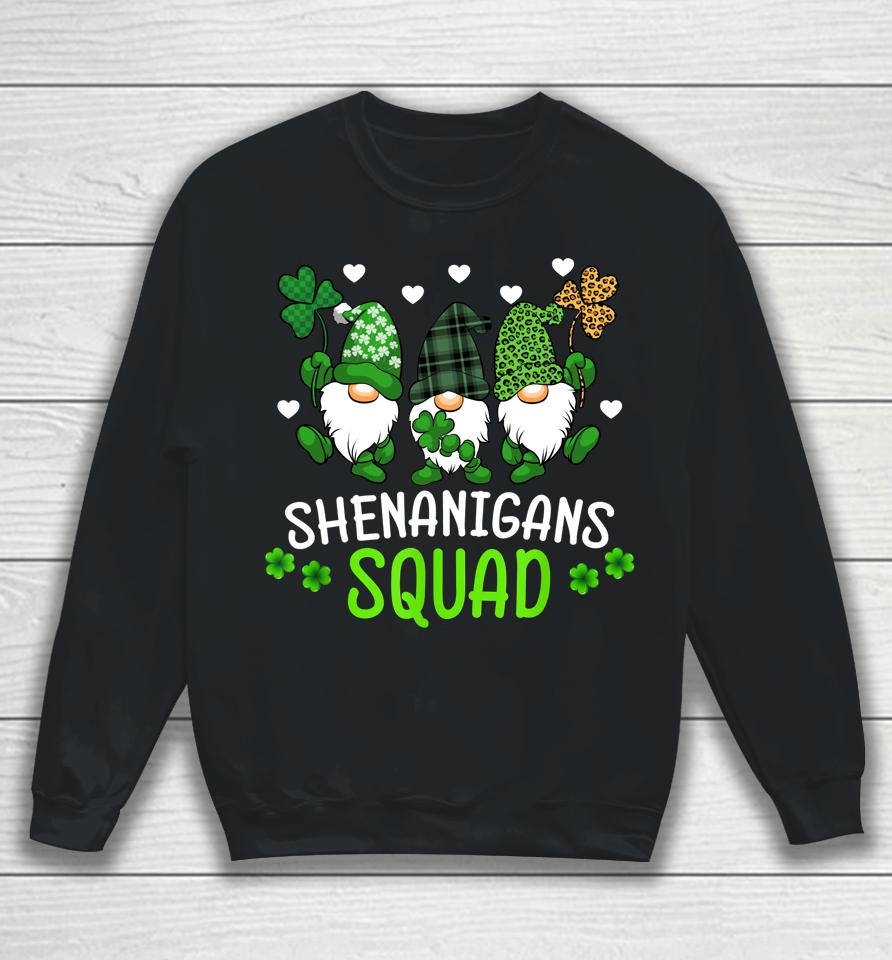 Shenanigans Squad Gnomes St Patrick's Day Sweatshirt