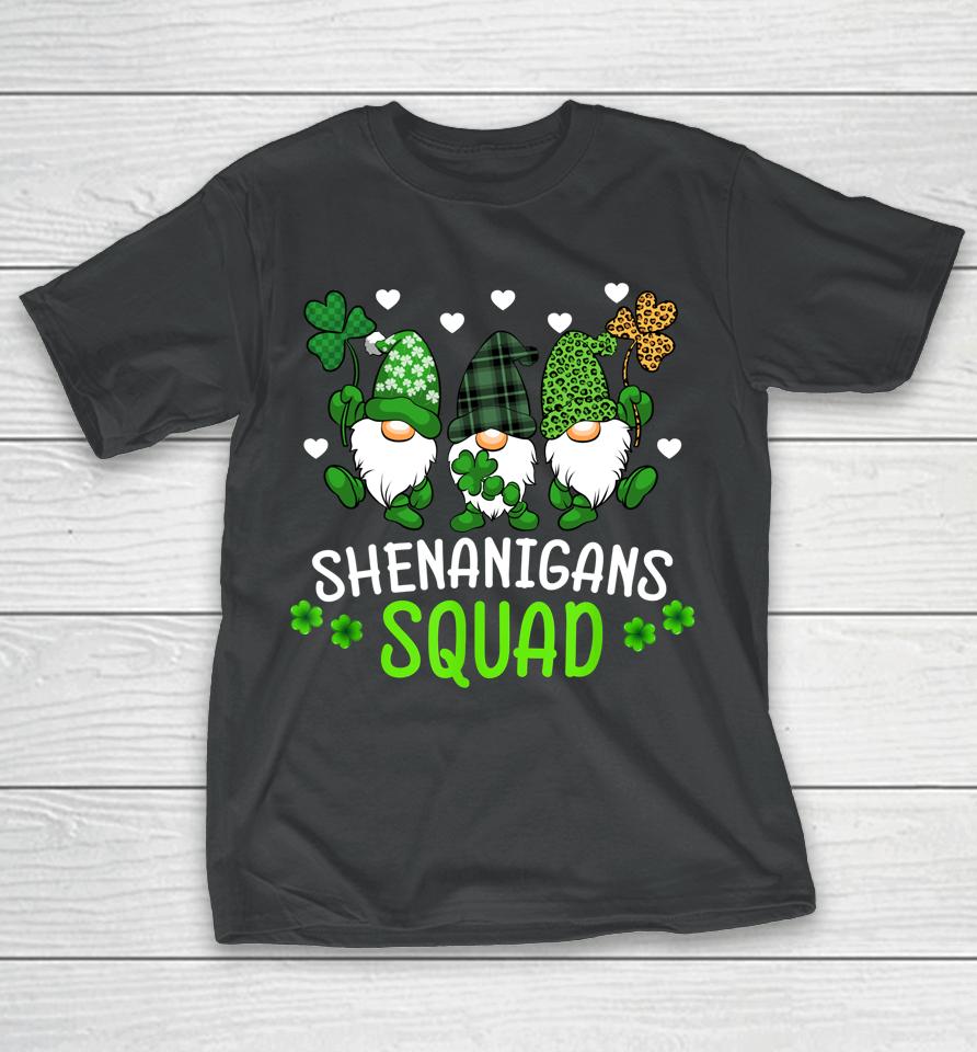 Shenanigans Squad Gnomes St Patrick's Day T-Shirt