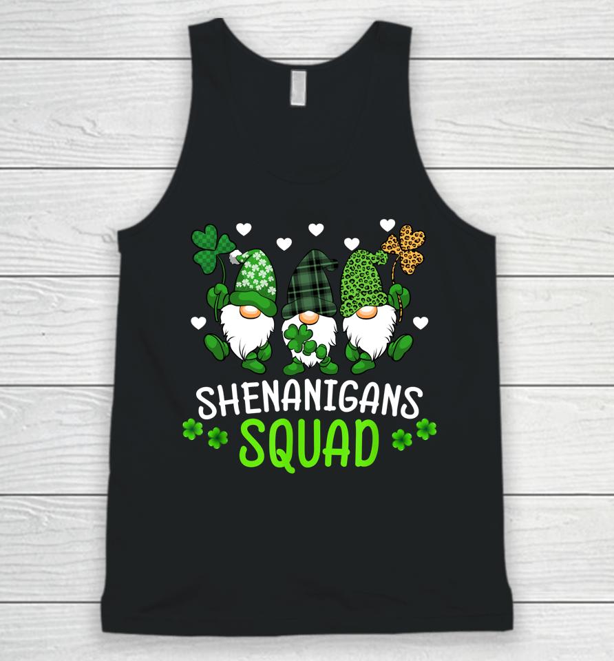 Shenanigans Squad Gnomes St Patrick's Day Unisex Tank Top