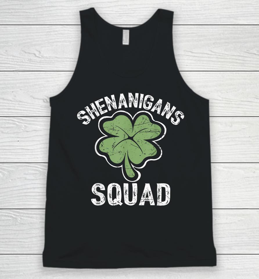 Shenanigans Squad Irish Saint Patricks Day Unisex Tank Top