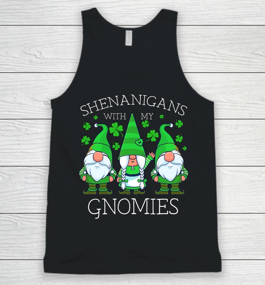 Shenanigans With My Gnomies St Patrick's Day Unisex Tank Top