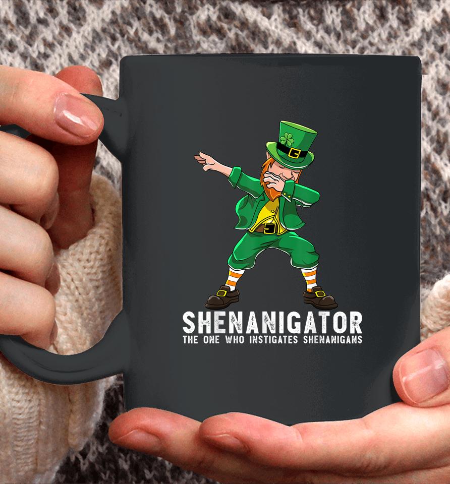 Shenanigator Dabbing Leprechaun St Patrick's Day Coffee Mug