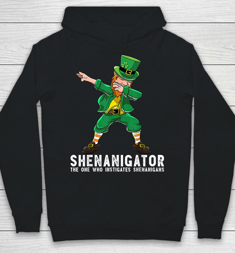Shenanigator Dabbing Leprechaun St Patrick's Day Hoodie