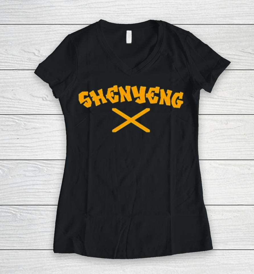 Shenseea Music Merch Shenyeng Women V-Neck T-Shirt