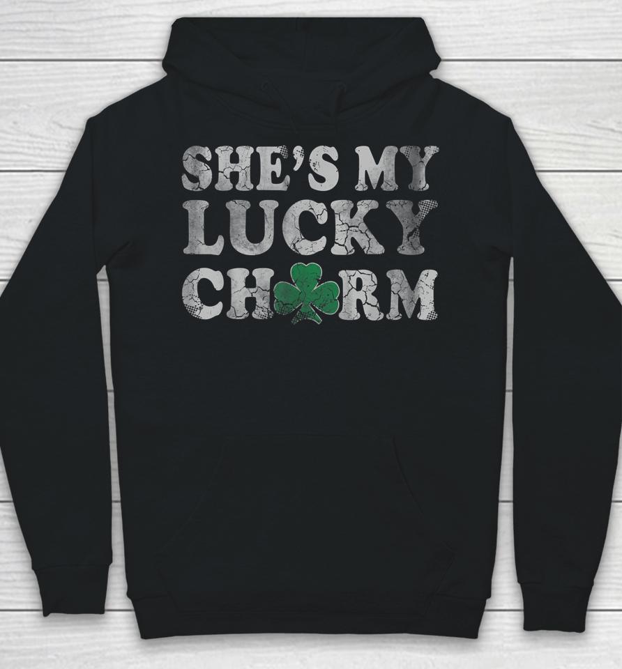 She's My Lucky Charm Couples Matching St Patrick's Day Hoodie