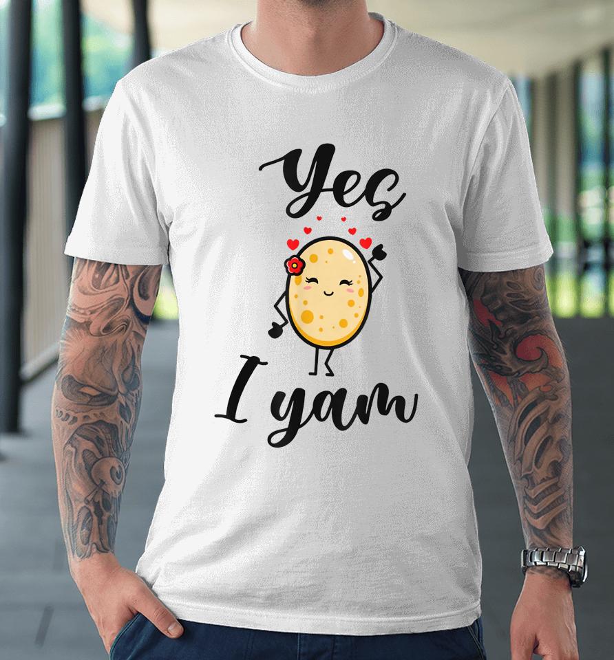 She's My Sweet Potato I Yam Couple Matching Premium T-Shirt