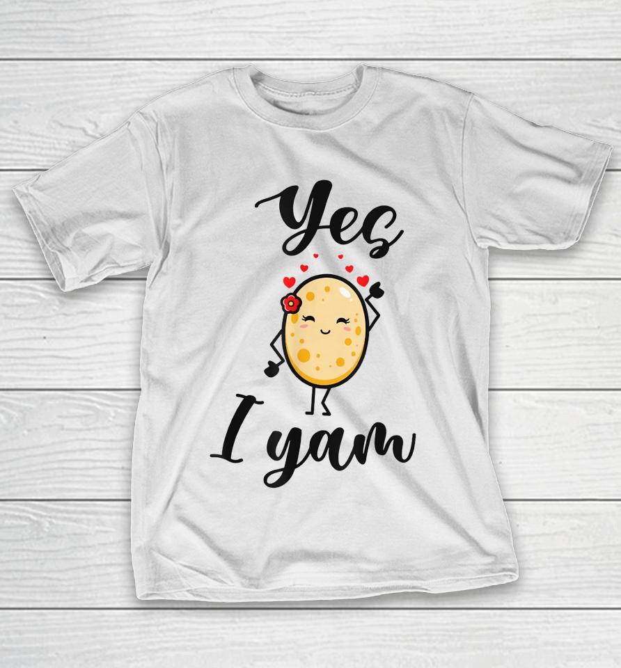She's My Sweet Potato I Yam Couple Matching T-Shirt