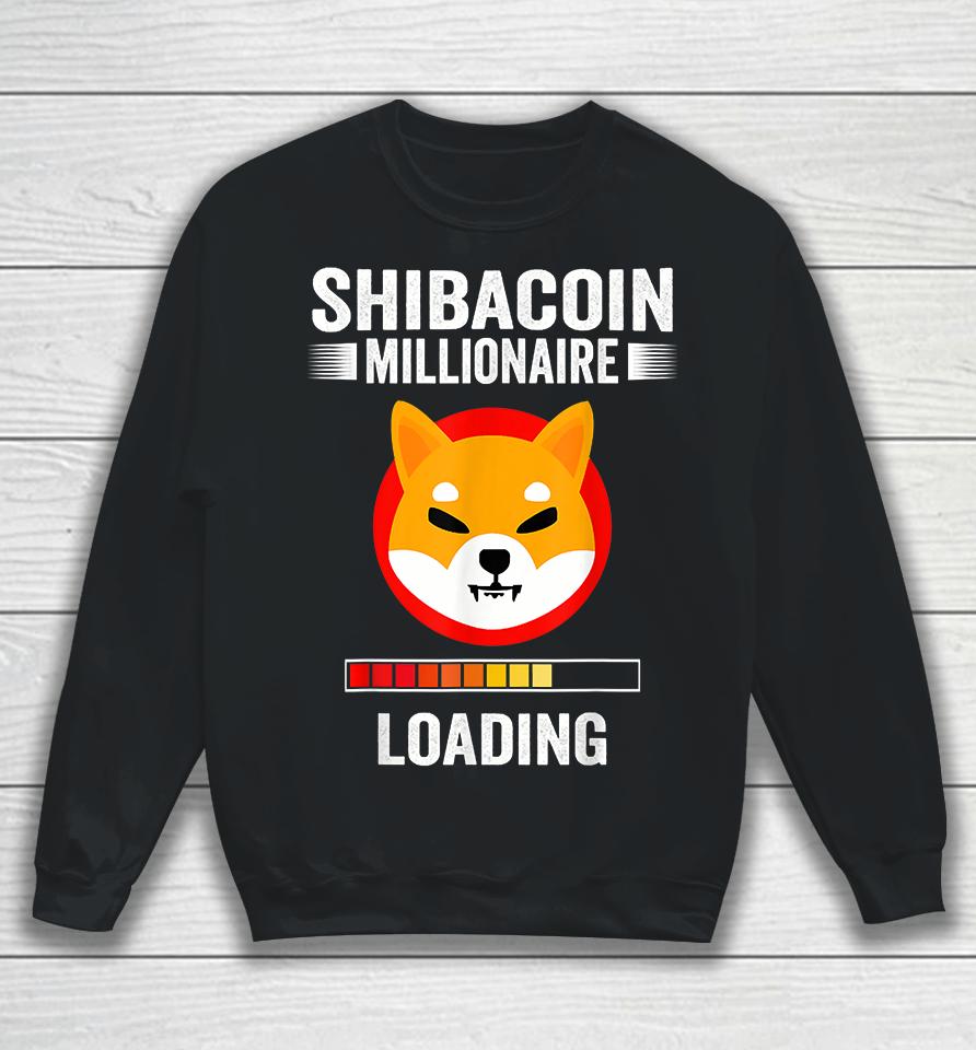 Shiba Coin The Millionaire Loading Sweatshirt