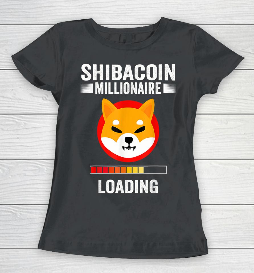 Shiba Coin The Millionaire Loading Women T-Shirt