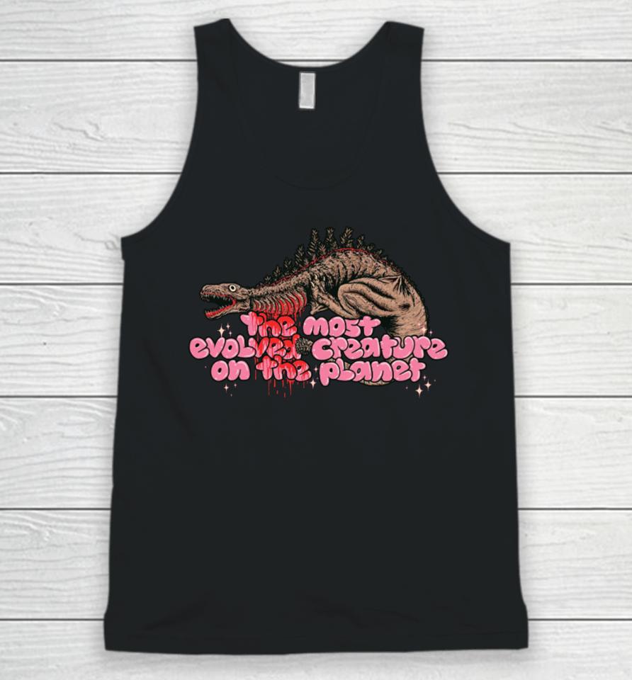 Shin Godzilla The Most Evolved Creature On The Planet Unisex Tank Top